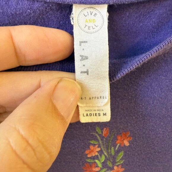 James Taylor Winter Spring Summer Or Fall Purple Women's M T-Shirt By L.A.T. App - Picture 2 of 6